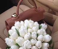 White tulip bouquet