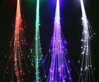 6-pack Light-up Fiber Optic Led Hair Lights