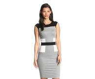 French Connection Women's Manhattan Jersey Block Dress