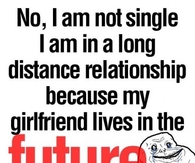 My girlfriend lives in the future