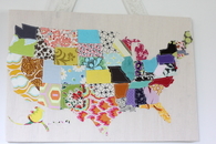 Map Wall Hanging