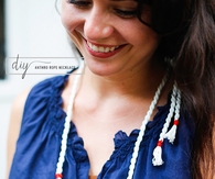 DIY Anthropologie Rope Necklace