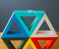 DIY Triangle Shelves