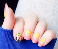 Ombre butterfly wings