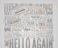Typography words