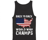 Back to Back World War Champs USA Tank Top Shirt
