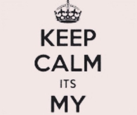Keep Calm My Birthday