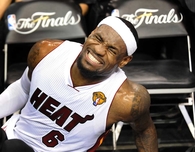 Lebron griminess, pain 