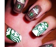 Starbucks Nails