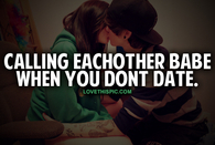 Calling Eachother Babe
