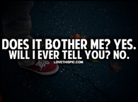 Does It Bother Me