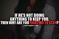 Fighting To Stay