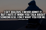 I Get Jealous