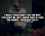I Wish I Could Hurt You The Way You Hurt Me
