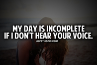 If I Dont Hear Your Voice