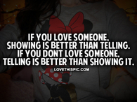If You Love Someone