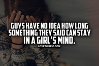 In A Girls Mind