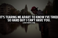 It's Tearing Me Apart