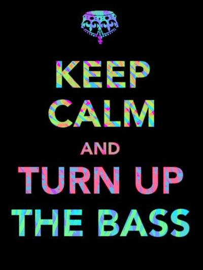 Keep Calm And Turn Up The Bass