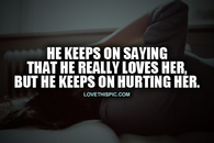 Keeps Hurting Her