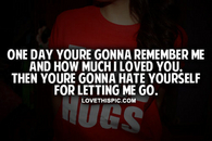 Letting Me Go