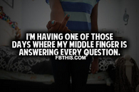 Middle Finger