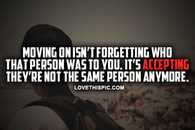 Moving On