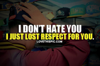 No Respect
