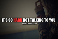 Not Talking
