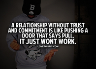 Relationship Without Trust
