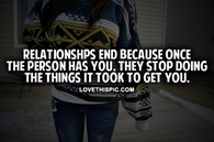 Relationships End