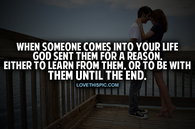 Someone Comes Into Your Life