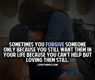 Sometimes You Forgive Someone