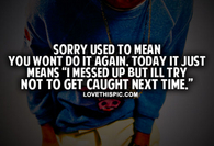 Sorry Means