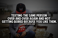 Texting The Same Person Over And Over