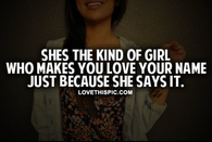 The Kind Of Girl