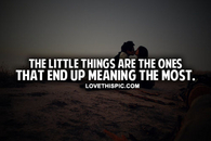 The Little Things