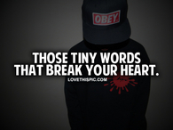 Those Tiny Words