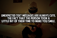 Unexpected Text Messages