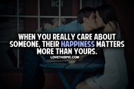 When You Really Care About Someone