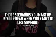 When You Start To Like Soeone