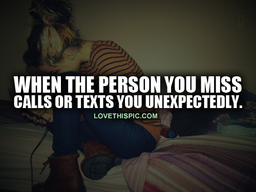 Unexpectedly