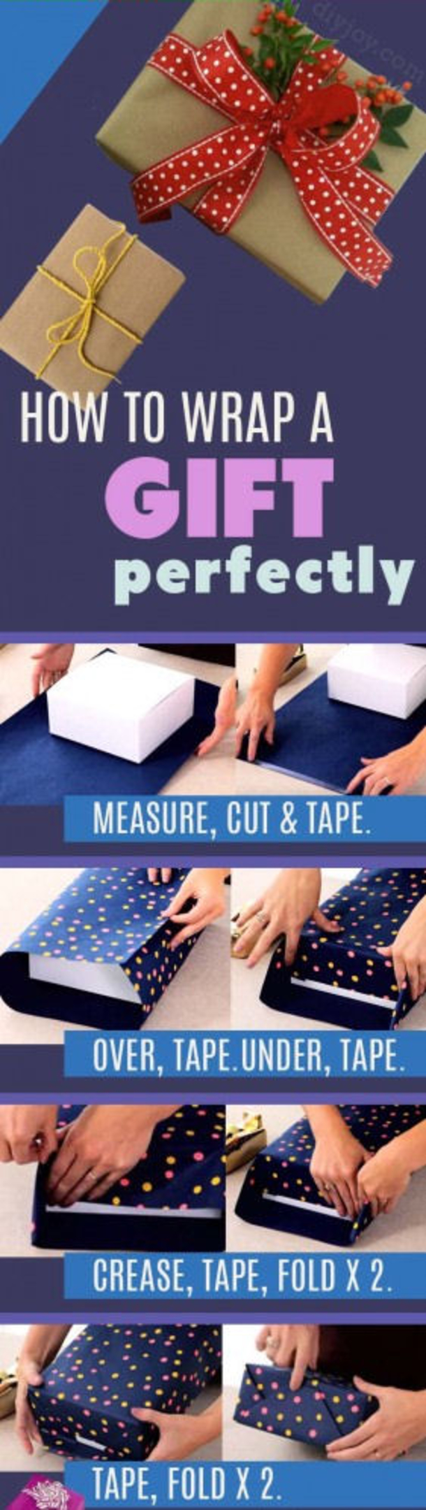 How To Perfectly Gift Wrap Presents