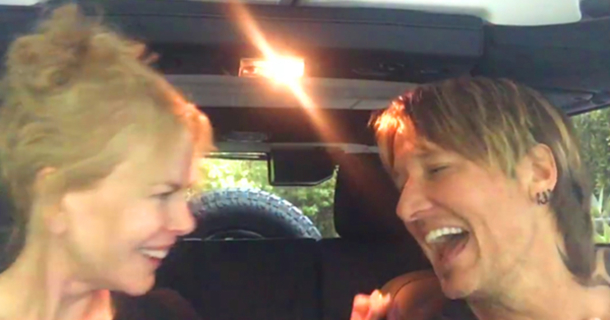 Keith Urban & Nicole Kidman Have A Car Duet That Sets The Internet On Fire