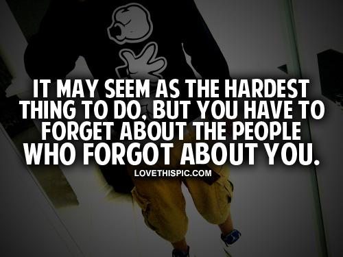 Who Forgot About You Who Forgot About You