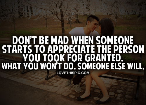 You Took For Granted You Took For Granted